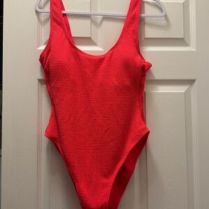 No Boundaries Red One Piece Swimsuit